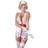 Cottelli Collection Nurse Uniform with Suspender Belt