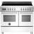 Bertazzoni PRO100 5I MFE T NE T Stainless Steel, Black