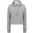 SF Women's Cropped Slounge Hoodie - Heather Grey