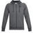 Under Armour Rival Fleece Full Zip Hoodie Grey Male