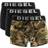 Diesel UMBX Damien Boxer 3-pack - Black/Green