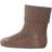 mp Denmark Ankle Wool Rib Turn Down - Brown Sienna (589-76)