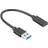 Lanberg USB A-USB C M-F 0.2m