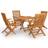 vidaXL 3059584 Matgrupp, 1 Bord inkl. 4 Stolar