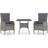 vidaXL 3058522 Matgrupp, 1 Bord inkl. 2 Stolar