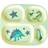 Rice Kids 4 Room Melamine Plate Dinosaurs Print