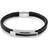 Tommy Hilfiger Pique Bracelet - Black/Sliver