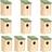 vidaXL Birdhouse 10pcs