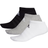 Adidas Cushioned Low-Cut Socks 3-pack Unisex - Medium Grey Heather/White/Black