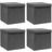 vidaXL - Storage Box 4pcs