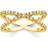 Thomas Sabo Dots Ring - Gold/Transparent