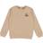 Wheat Wool Sweatshirt Badger Embroidery - Khaki Melange ( 2342e-682-3204)