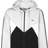 Lacoste Colorblock Lettered Fleece Zip Hoodie - Grey Chine/Black/White