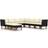 vidaXL 3059743 Loungesæt, borde inkl. 7 sofaer