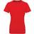 Tridri Panelled Tech T-shirt Women - Fire Red