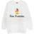 Fortnite Girl's Llama Rainbow Sweatshirt - White