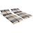 vidaXL 42 Ribbed Base 2-pack Sängram 90x200cm