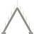 Konstsmide 3932 Matt Grey Adventsljusstake 60cm