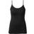 Trofé Cotton Camisole Narrow Straps - Zwart Katoen