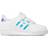 adidas Kid's Continental 80 Stripes - Cloud White/Cloud White/Pulse Aqua