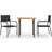 vidaXL 3072487 Matgrupp, 1 Bord inkl. 2 Stolar