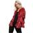 Smiffys Fever Tinsel Festival Jacket Red