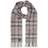 Amanda Christensen Merino Wool Check Scarf Grey