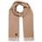 Amanda Christensen Merino Wool Scarf - Beige Melange