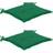vidaXL 2-pack Stolsdyna Grön (50x50cm)