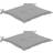 vidaXL 2-pack Chair Cushions Grey (50x50cm)