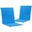 vidaXL 2-pack High Coussin de chaise Bleu (100x50cm)