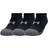 Under Armour Adult HeatGear No Show Socks 3-pack Men - Black/Steel
