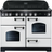 Rangemaster CDL110EIWH/C Classic Deluxe 110cm Electric Induction Green, White, Blue