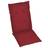 vidaXL 314113 Cuscino per sedia Rosso (120x50cm)