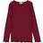 Wheat Rib T-Shirt Lace LS - Red Plum (0151e/4151e-007-2390)