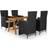 vidaXL 3068760 Matgrupp, 1 Bord inkl. 4 Stolar