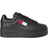 Tommy Hilfiger Badge Leather Flatform W - Black