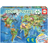 Educa World Map with Dinosaurs 150 Pieces