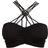 Freya Macrame Bandeau Bikini Top - Black