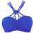 Freya Macrame Bandeau Bikini Top - Cobalt