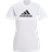 Adidas Camiseta de Training Primeblue Logo Sport - White/Black