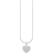 Thomas Sabo Charm Club Heart Pavé Necklace - Silver/Transparent