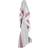 Exxent With Red Stripes Viskestykke Hvid (70x80cm)