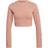 adidas Women Loungewear Cropped Long Sleeve T-shirt - Ambient Blush