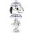 Pandora Disney Beauty And The Beast Mrs. Potts And Chip Dangle Charm - Silver/Multicolour