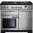 Rangemaster Professional Deluxe PDL100DFFSS/C 100cm Dual Fuel Black, Stainless Steel