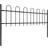 vidaXL Garden Fence with Hoop Top 1700x110cm