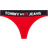 Tommy Hilfiger Contrast Waistband Logo Thong - Primary Red