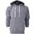 Mantis M83 Superstar Zip Through Hoodie - Heather Grey Melange