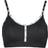 Nike Dri-Fit Indy Light-Support Padded Logo Tape Sports Bra - Black/White